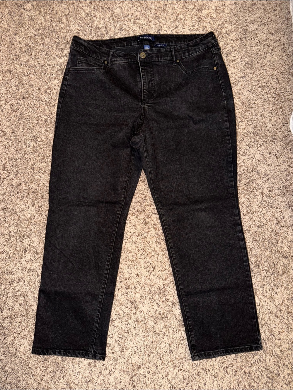 Bandolino Black Women’s Straight-Leg Jeans